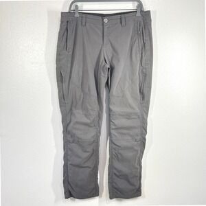 Kuhl Spire Roll-Up Pants Hiking Lightweight Zipper High Pockets Gray‎ 14 Regular